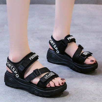 Matsuke thick soled womens shoes student sports sandals - Free Shipping - aurelia-clothing-8955