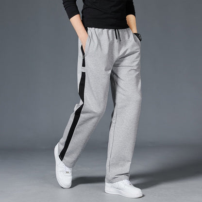 Men Loose Sport Running Stripe Sweatpants Fitness Training Pants Mens Straight Trousers Tracksuit Jogging Sportswear - Free Shipping - aurelia-clothing-8955