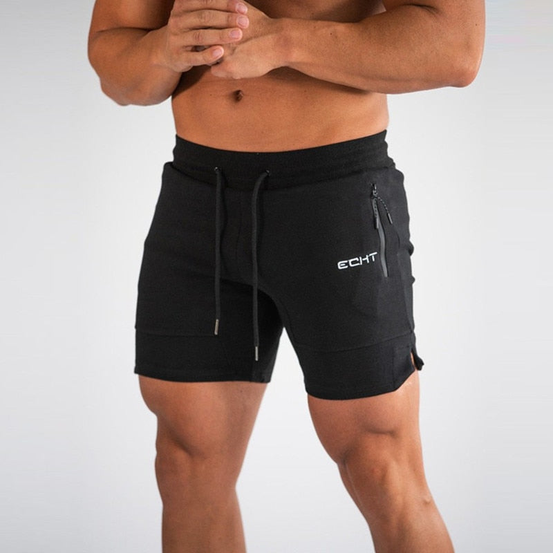 Men Summer mesh Running Shorts Men Brand New gym Shorts Solid Breathable Elastic Waist Jogger quick-drying sport shorts men - Free Shipping - aurelia-clothing-8955