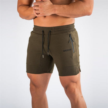 Men Summer mesh Running Shorts Men Brand New gym Shorts Solid Breathable Elastic Waist Jogger quick-drying sport shorts men - Free Shipping - aurelia-clothing-8955