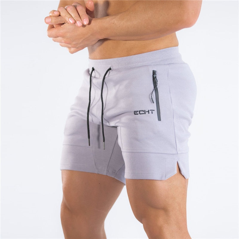 Men Summer mesh Running Shorts Men Brand New gym Shorts Solid Breathable Elastic Waist Jogger quick-drying sport shorts men - Free Shipping - aurelia-clothing-8955