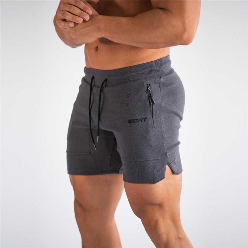 Men Summer mesh Running Shorts Men Brand New gym Shorts Solid Breathable Elastic Waist Jogger quick-drying sport shorts men - Free Shipping - aurelia-clothing-8955