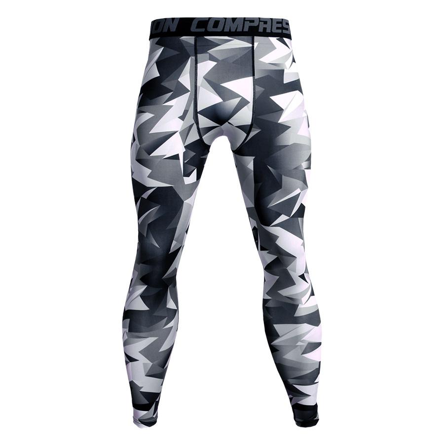 Mens Camo Compression Pants Fit wear Jogging Leggings -  Free Shipping - aurelia-clothing-8955