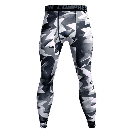 Mens Camo Compression Pants Fit wear Jogging Leggings -  Free Shipping - aurelia-clothing-8955