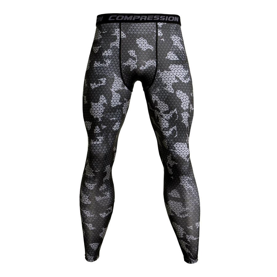 Mens Camo Compression Pants Fit wear Jogging Leggings -  Free Shipping - aurelia-clothing-8955