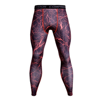 Mens Camo Compression Pants Fit wear Jogging Leggings -  Free Shipping - aurelia-clothing-8955