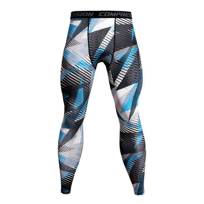 Mens Camo Compression Pants Fit wear Jogging Leggings -  Free Shipping - aurelia-clothing-8955