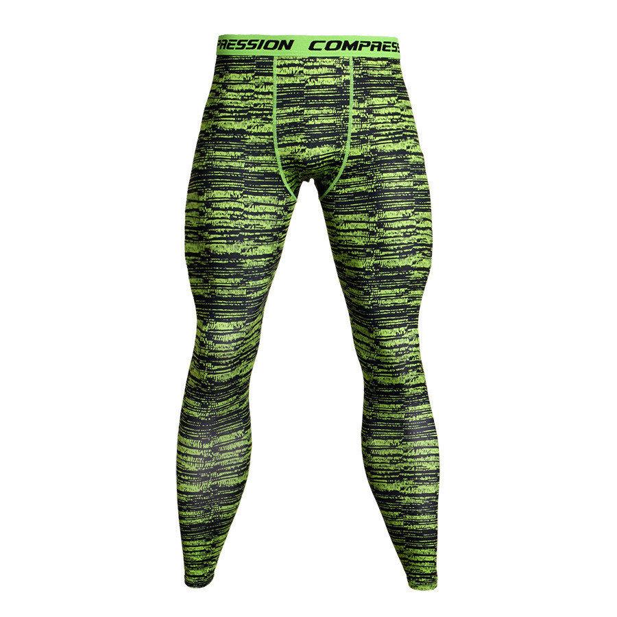 Mens Camo Compression Pants Fit wear Jogging Leggings -  Free Shipping - aurelia-clothing-8955
