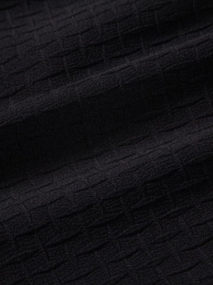 Mens Classic Textured Shorts with Elastic Waist - Free Shipping - aurelia-clothing-8955