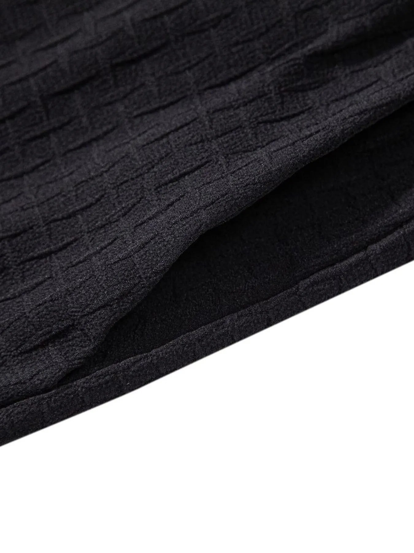 Mens Classic Textured Shorts with Elastic Waist - Free Shipping - aurelia-clothing-8955