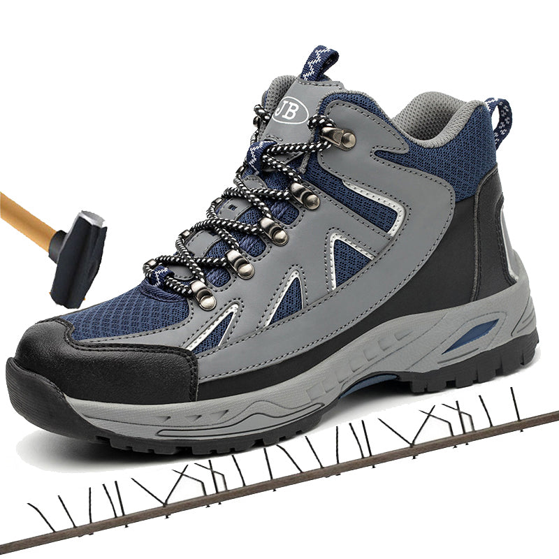Mens Construction Outdoor High Top Steel Toe Cap Safety Boot Shoes - Free Shipping - aurelia-clothing-8955