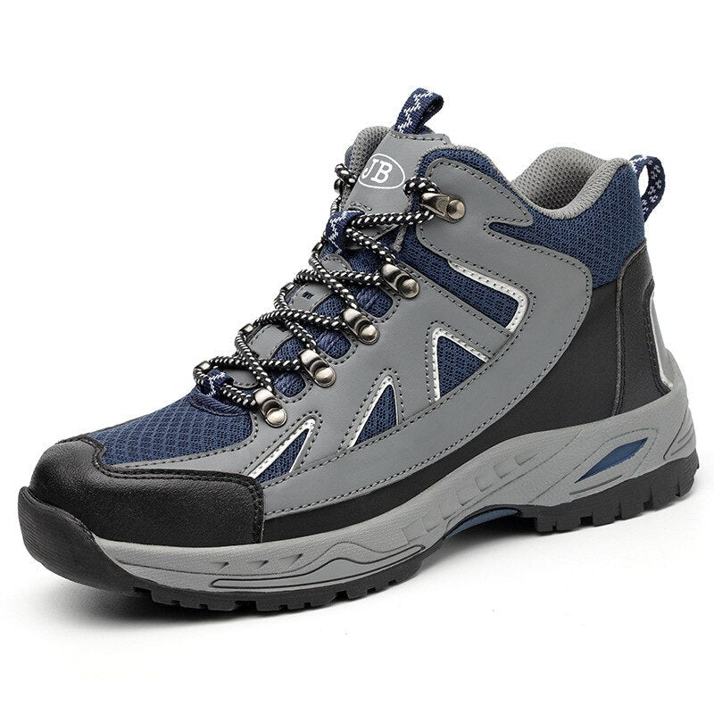 Mens Construction Outdoor High Top Steel Toe Cap Safety Boot Shoes - Free Shipping - aurelia-clothing-8955