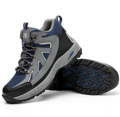 Mens Construction Outdoor High Top Steel Toe Cap Safety Boot Shoes - Free Shipping - aurelia-clothing-8955