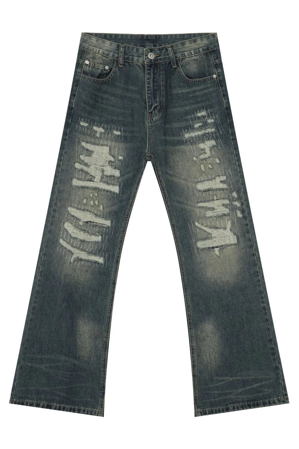 Mens Distressed Jeans - Free Shipping - aurelia-clothing-8955