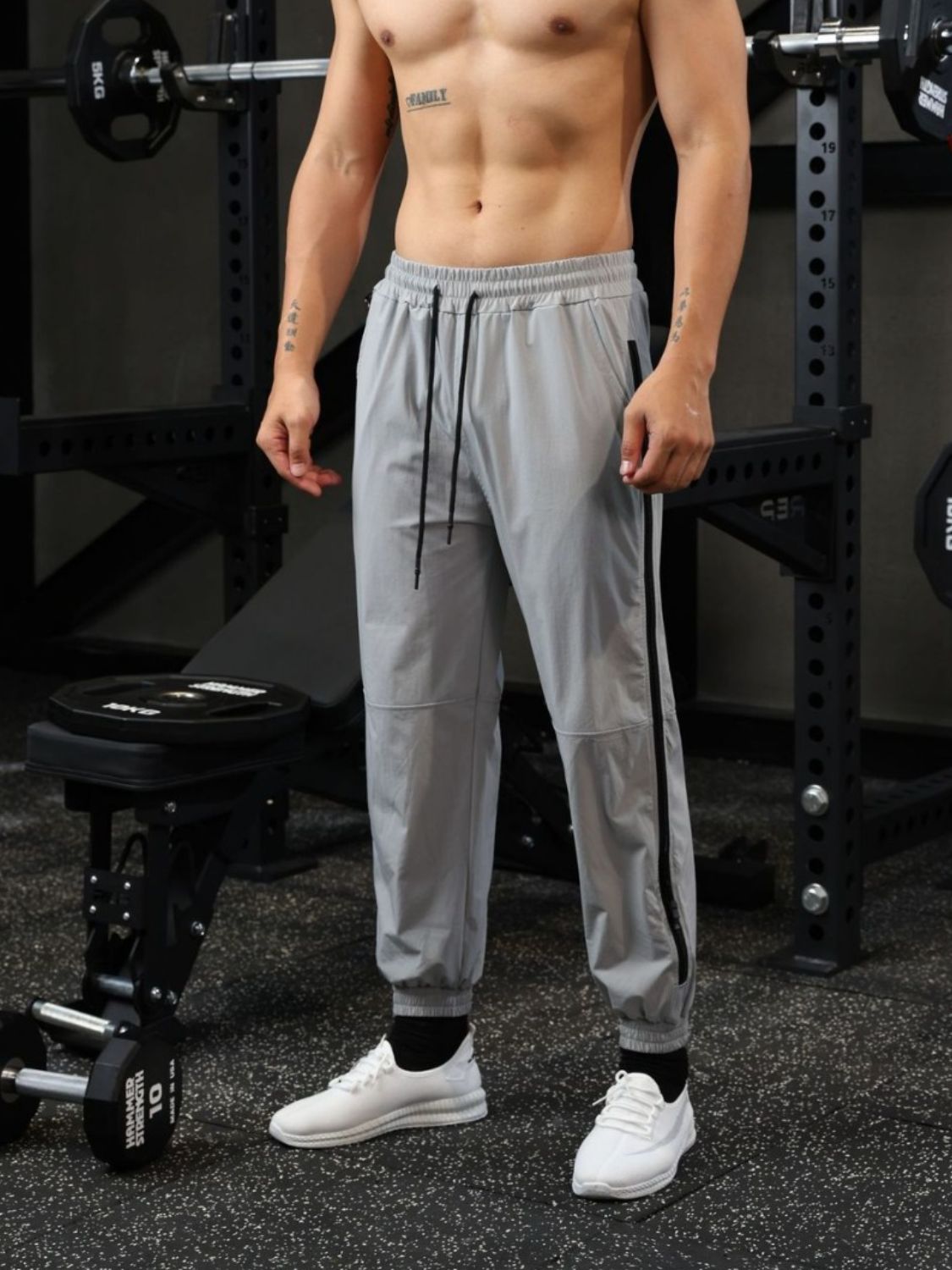 Mens Drawstring Solid Color Joggers-Free Shipping - aurelia-clothing-8955