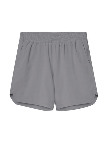 Mens Elastic Waist Active Shorts-Free Shipping - aurelia-clothing-8955