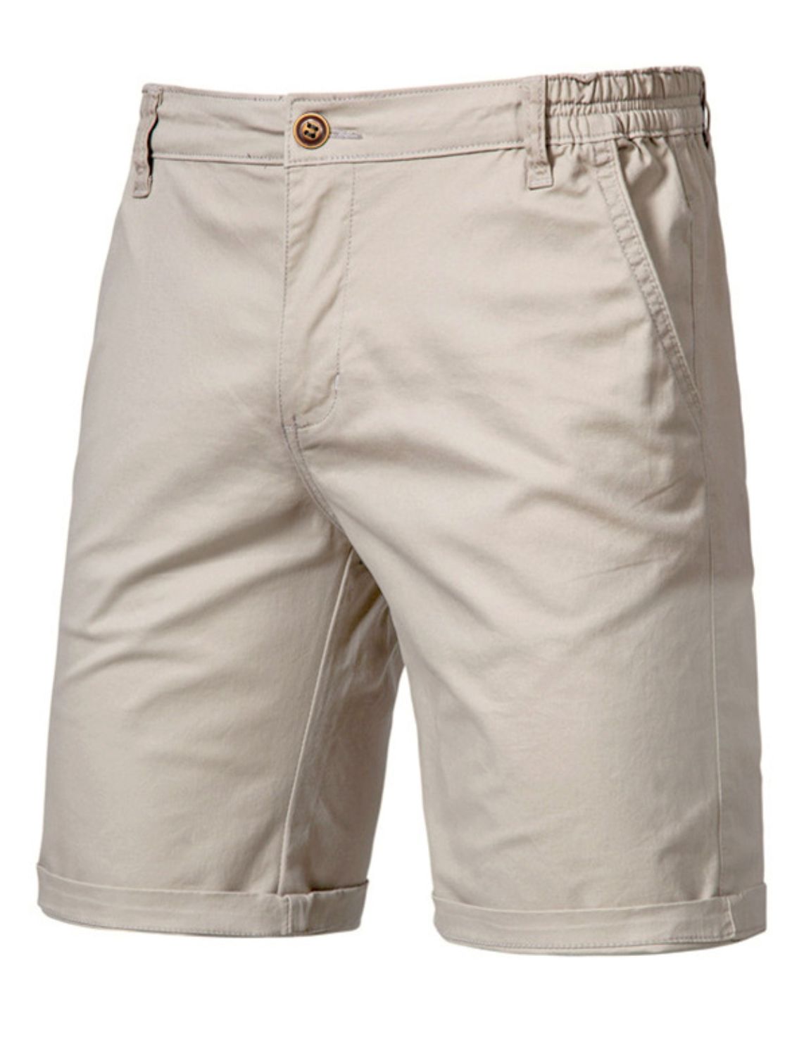 Mens Elastic Waist Shorts with Pockets - Free Shipping - aurelia-clothing-8955