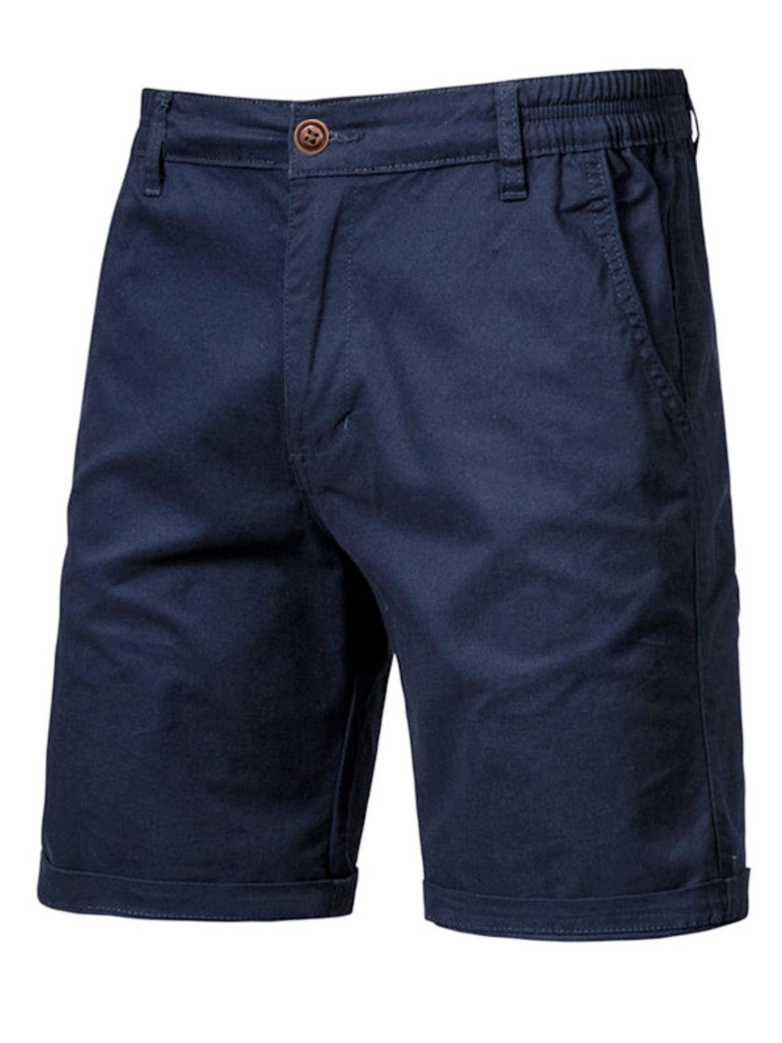 Mens Elastic Waist Shorts with Pockets - Free Shipping - aurelia-clothing-8955