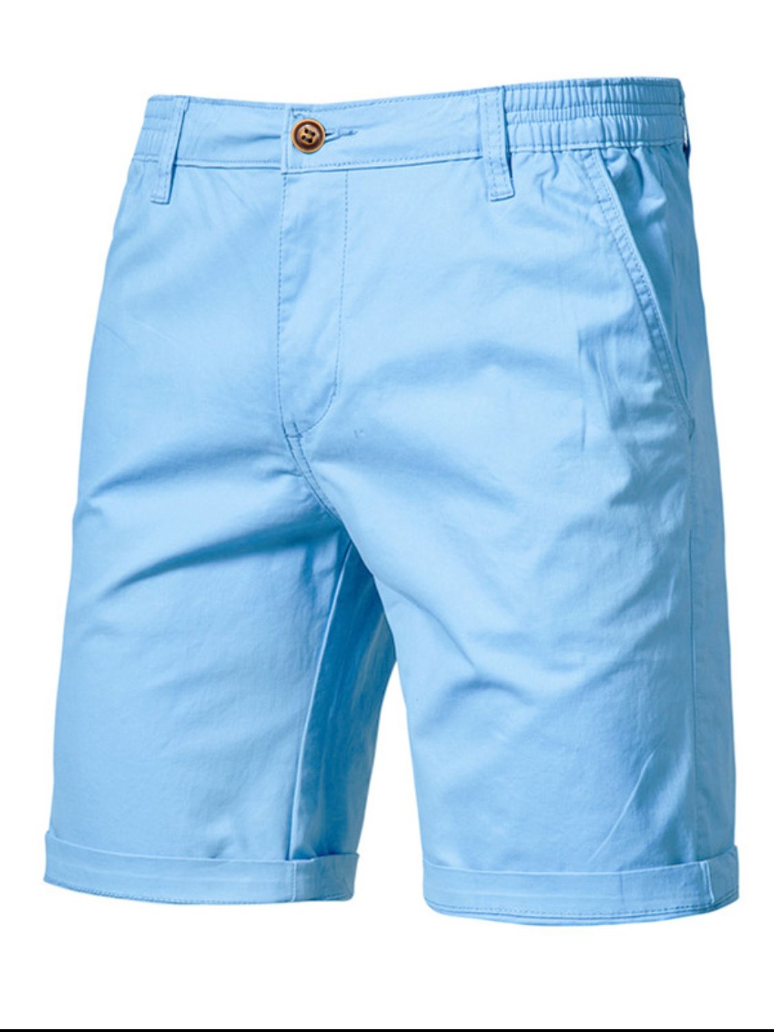 Mens Elastic Waist Shorts with Pockets - Free Shipping - aurelia-clothing-8955
