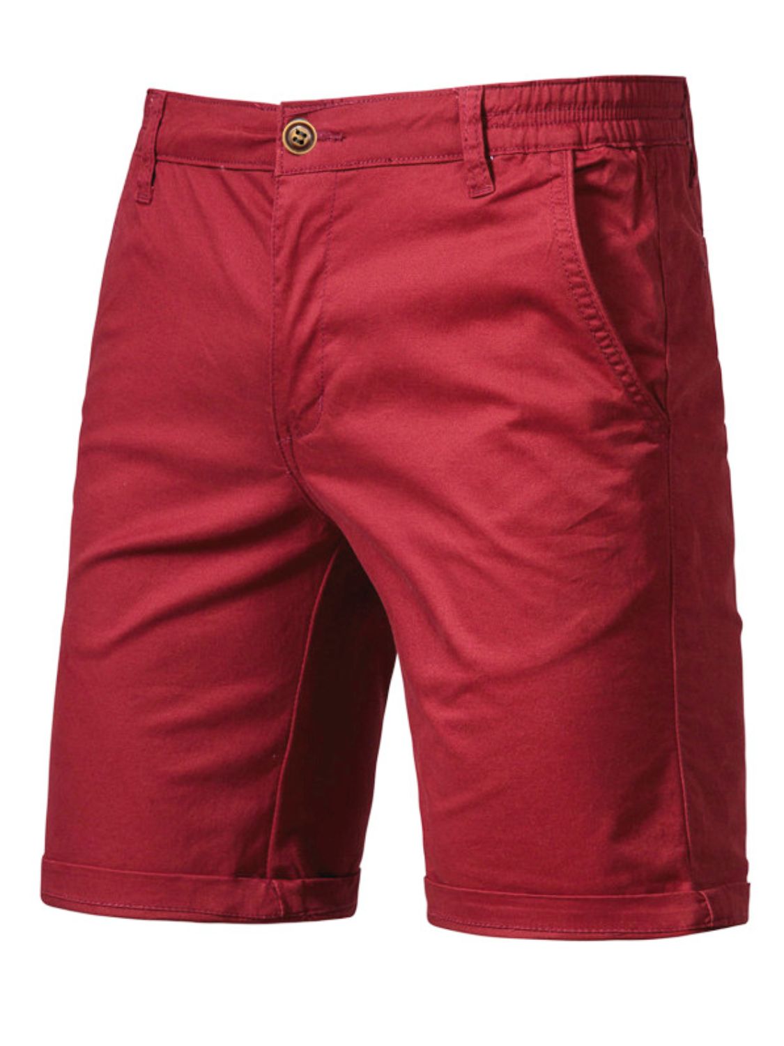 Mens Elastic Waist Shorts with Pockets - Free Shipping - aurelia-clothing-8955