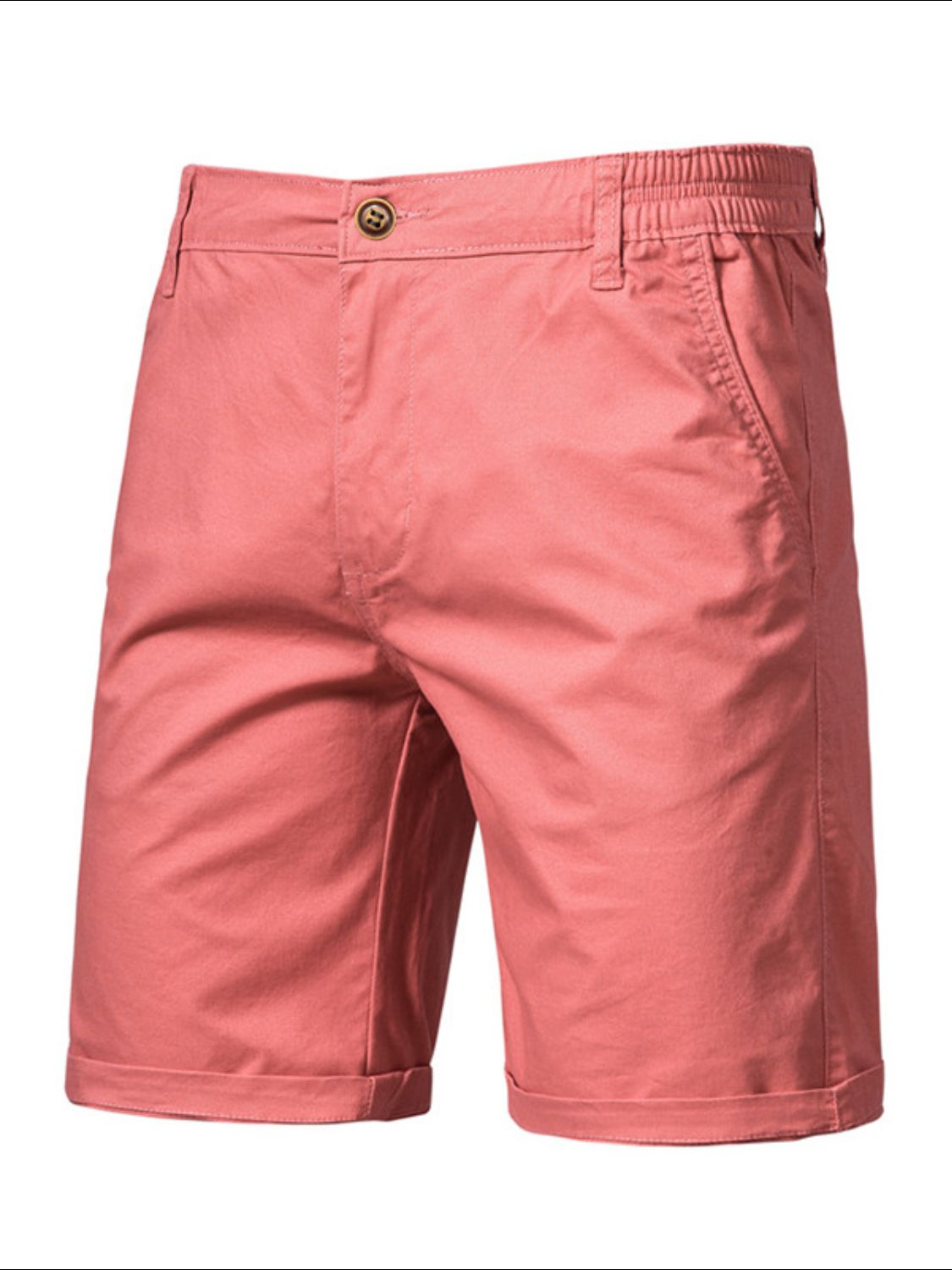 Mens Elastic Waist Shorts with Pockets - Free Shipping - aurelia-clothing-8955