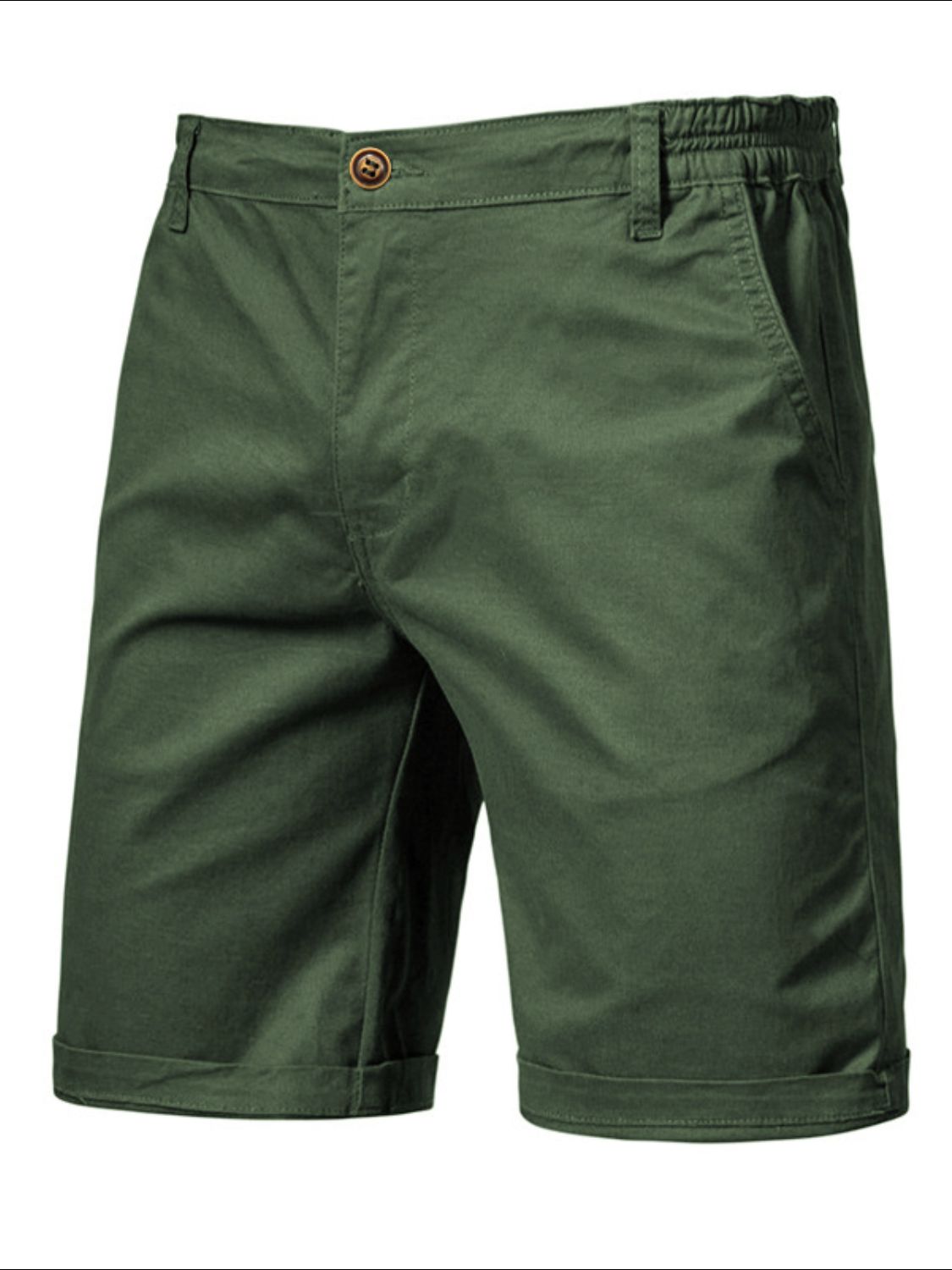 Mens Elastic Waist Shorts with Pockets - Free Shipping - aurelia-clothing-8955