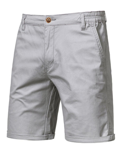 Mens Elastic Waist Shorts with Pockets - Free Shipping - aurelia-clothing-8955