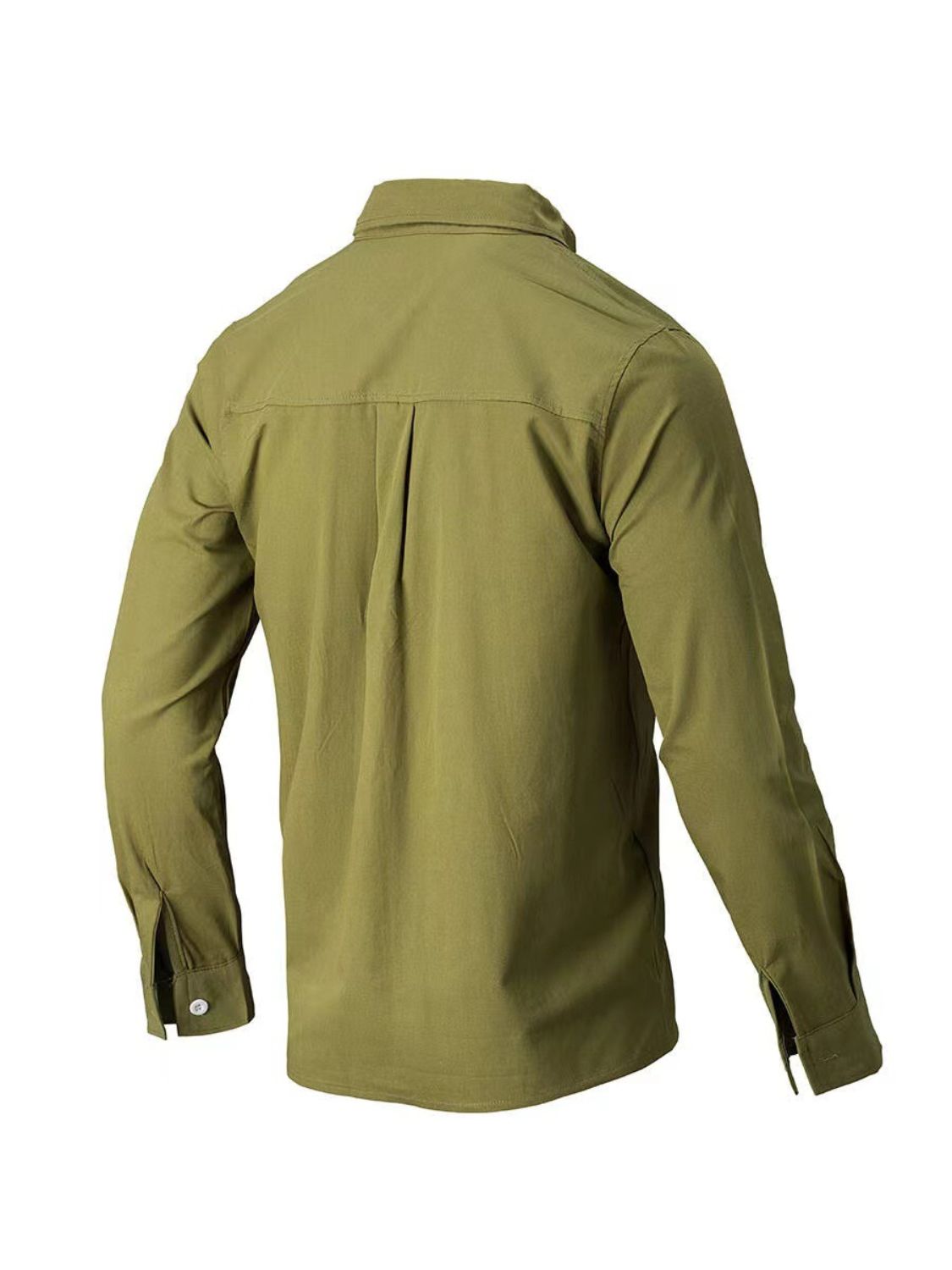 Mens Full Size Collared Neck Button Down Shirt Plus Size - aurelia-clothing-8955