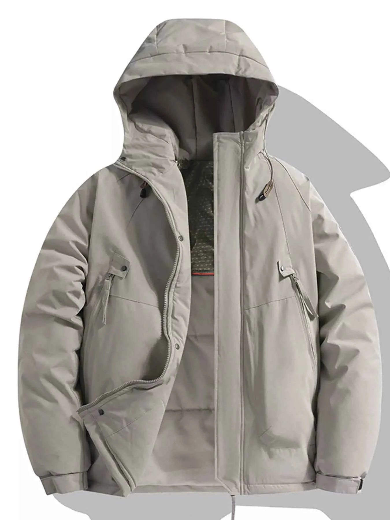 Mens Full Size Hooded-Free Shipping - aurelia-clothing-8955
