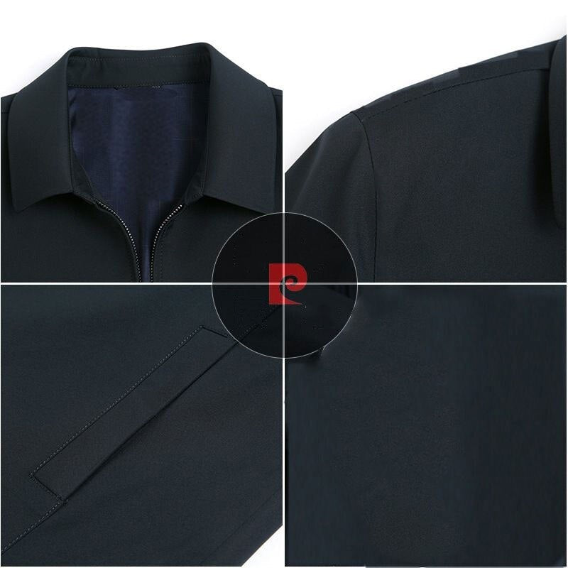 Mens Jackets And Coats Turn Down Collar Men Winter Jacket Zipper Side Pocket Mens Clothing Fashion Long Sleeve Coat Men - Free Shipping - aurelia-clothing-8955