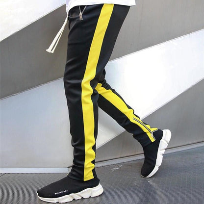 Mens Joggers Casual Pants Fitness Men Sportswear Tracksuit Bottoms Skinny Sweatpants Trousers - Free Shipping - aurelia-clothing-8955