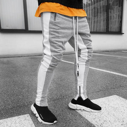 Mens Joggers Casual Pants Fitness Men Sportswear Tracksuit Bottoms Skinny Sweatpants Trousers - Free Shipping - aurelia-clothing-8955