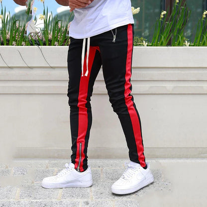 Mens Joggers Casual Pants Fitness Men Sportswear Tracksuit Bottoms Skinny Sweatpants Trousers - Free Shipping - aurelia-clothing-8955