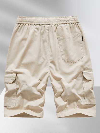 Mens Large Size Cotton Casual Pants Workwear Shorts - Free Shipping - aurelia-clothing-8955