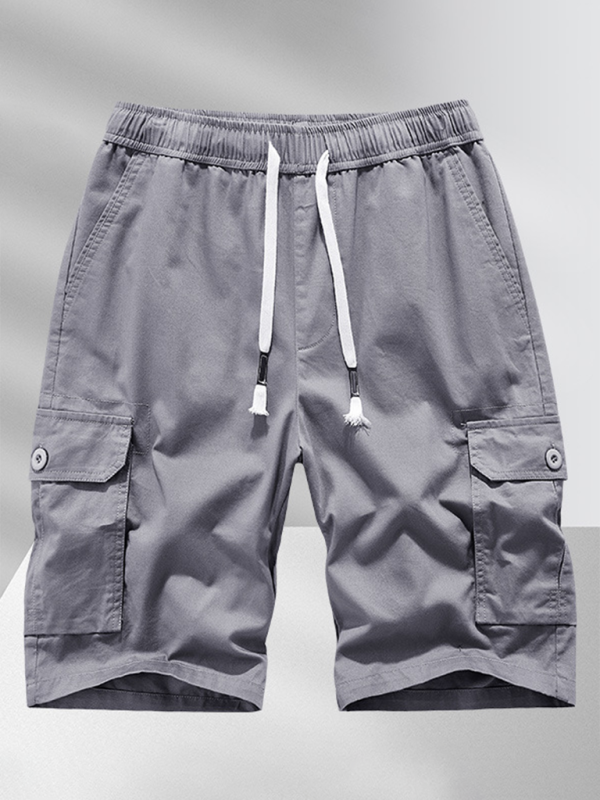 Mens Large Size Cotton Casual Pants Workwear Shorts - Free Shipping - aurelia-clothing-8955
