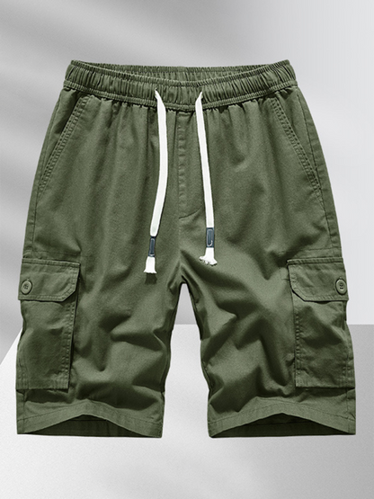 Mens Large Size Cotton Casual Pants Workwear Shorts - Free Shipping - aurelia-clothing-8955