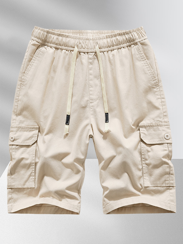 Mens Large Size Cotton Casual Pants Workwear Shorts - Free Shipping - aurelia-clothing-8955