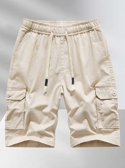 Mens Large Size Cotton Casual Pants Workwear Shorts - Free Shipping - aurelia-clothing-8955