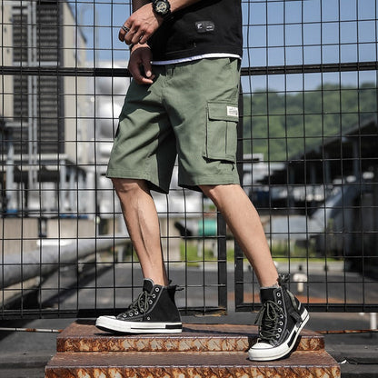 Mens Mens New Summer Shorts Sports Pants Trend Beach Pants Students Cargo Pants - Free Shipping - aurelia-clothing-8955