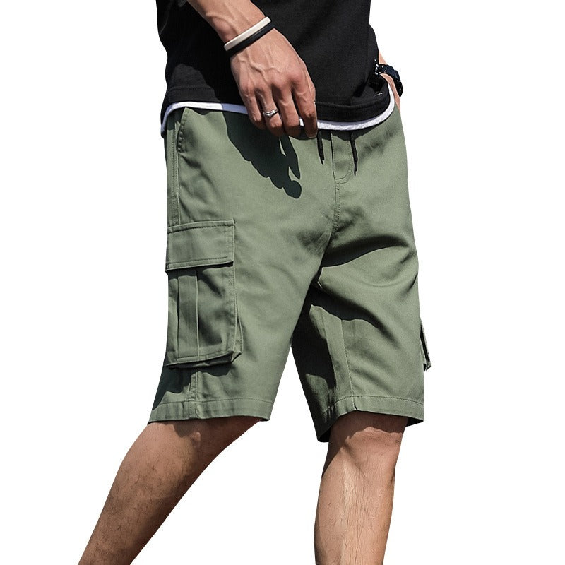 Mens Mens New Summer Shorts Sports Pants Trend Beach Pants Students Cargo Pants - Free Shipping - aurelia-clothing-8955