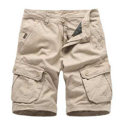 Mens Pants Summer Casual Pants Mens Capris Loose Cargo Pants Cotton Shorts Mens Large Sweatpants Pants - Free Shipping - aurelia-clothing-8955