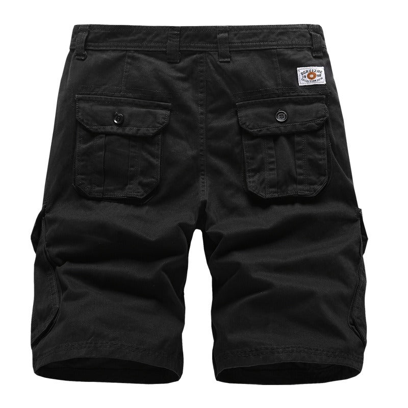 Mens Pants Summer Casual Pants Mens Capris Loose Cargo Pants Cotton Shorts Mens Large Sweatpants Pants - Free Shipping - aurelia-clothing-8955