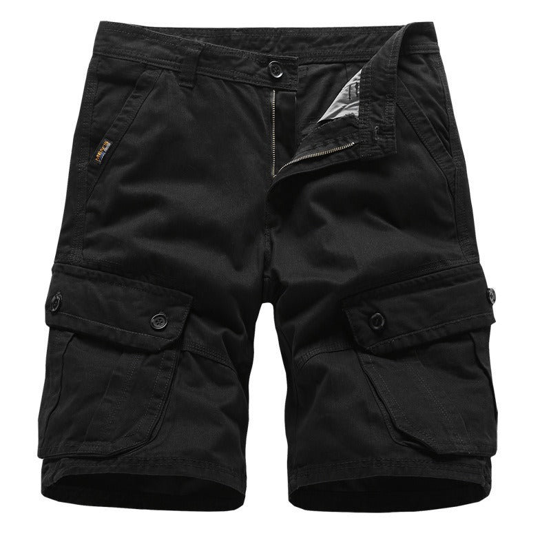 Mens Pants Summer Casual Pants Mens Capris Loose Cargo Pants Cotton Shorts Mens Large Sweatpants Pants - Free Shipping - aurelia-clothing-8955