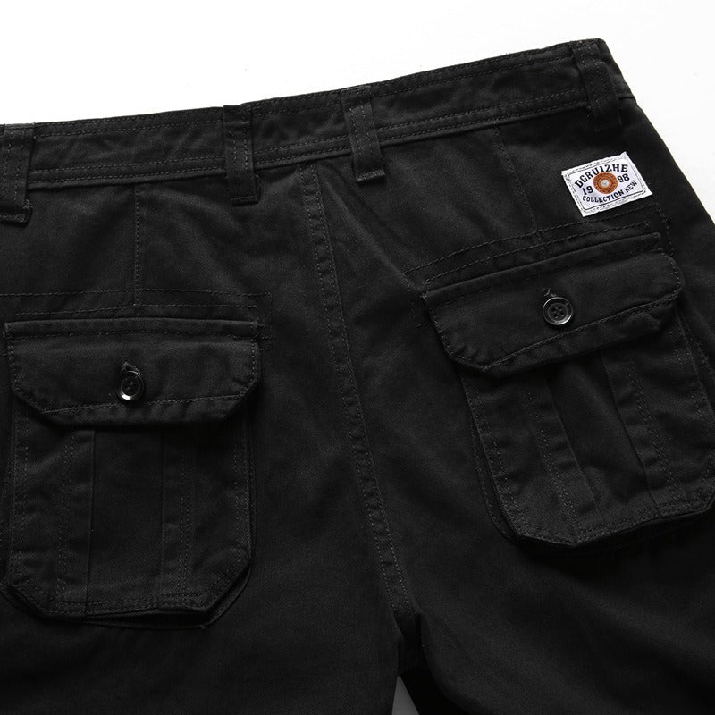 Mens Pants Summer Casual Pants Mens Capris Loose Cargo Pants Cotton Shorts Mens Large Sweatpants Pants - Free Shipping - aurelia-clothing-8955