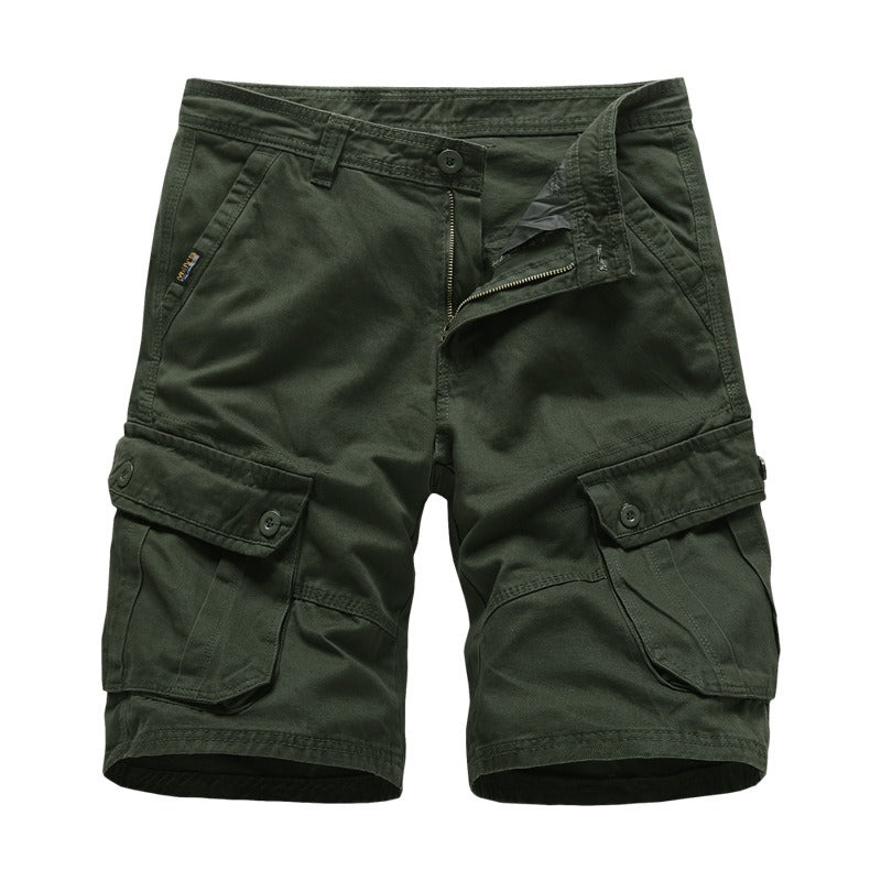 Mens Pants Summer Casual Pants Mens Capris Loose Cargo Pants Cotton Shorts Mens Large Sweatpants Pants - Free Shipping - aurelia-clothing-8955