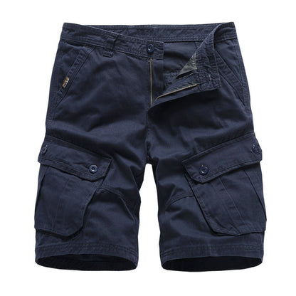 Mens Pants Summer Casual Pants Mens Capris Loose Cargo Pants Cotton Shorts Mens Large Sweatpants Pants - Free Shipping - aurelia-clothing-8955