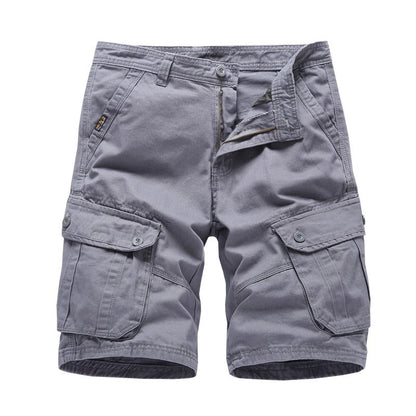 Mens Pants Summer Casual Pants Mens Capris Loose Cargo Pants Cotton Shorts Mens Large Sweatpants Pants - Free Shipping - aurelia-clothing-8955