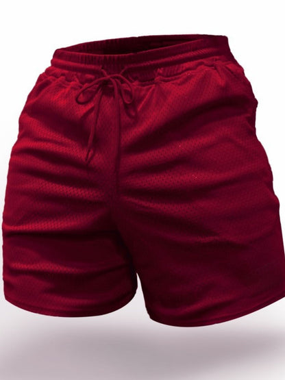 Mens Plus Size Drawstring Breathable Shorts - Free Shipping - aurelia-clothing-8955