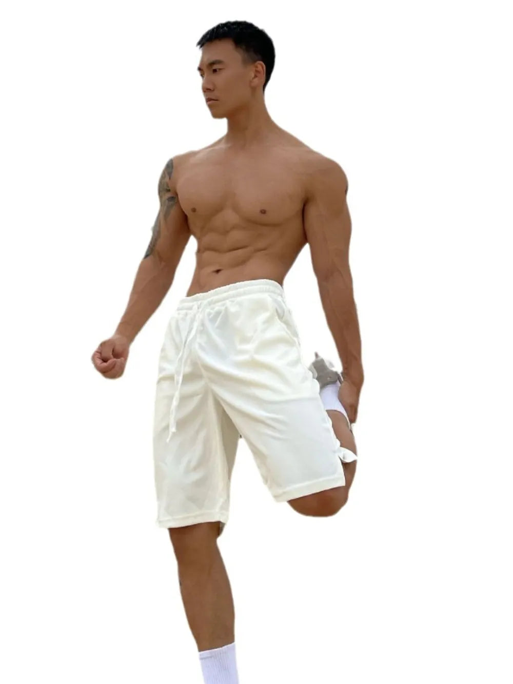 Mens Plus Size Drawstring Shorts with Pockets - Free Shipping - aurelia-clothing-8955