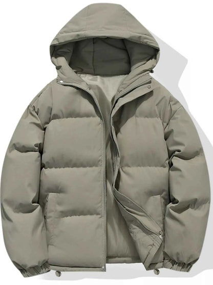 Mens Plus Size Hooded Padded-Free Shipping - aurelia-clothing-8955